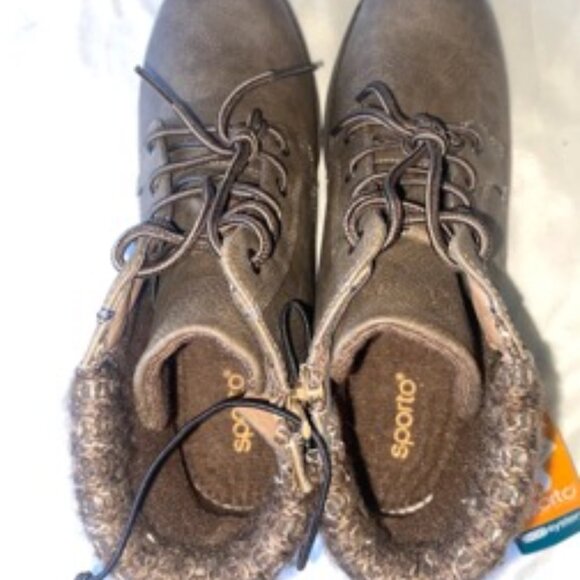 Sporto LALA Stone Brown Gray Women's Boots Size 10 - Picture 6 of 7